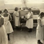 Northern Wisconsin Center Home Economics Class, c. 1930. Image courtesy of Wisconsin Historical Society, ID: 99239