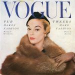 The history of fur and fashion runs deep in North America. October 1953 issue of Vogue.