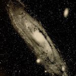 An image of a nebula taken by the Yerkes Telescope