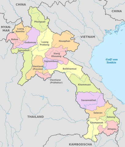 A map of Loas