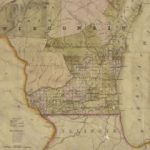 A detail of an 1839 map of Wisconsin and Michigan