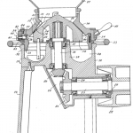 Drawing of the feed grinder from Matthews' patent application
