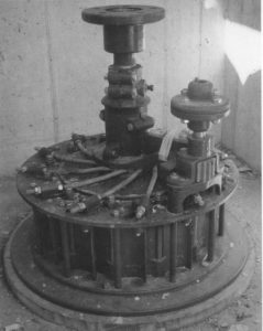 Black and white photo of The Muley Turbine