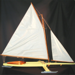 Side view of Madison Style Ice Boat Model