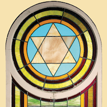 Synagogue Window from Sheboygan
