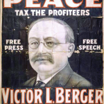 Victor Berger Campaign Banner from 1918 Campaign for Senate