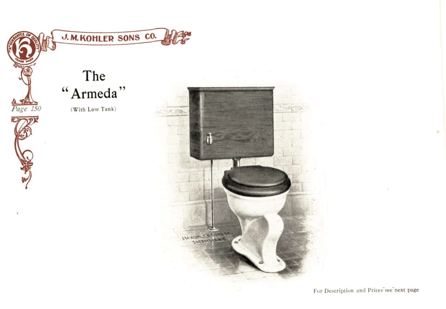 Read more about the article OBJECT HISTORY: The 1904 Kohler “Armeda” Toilet