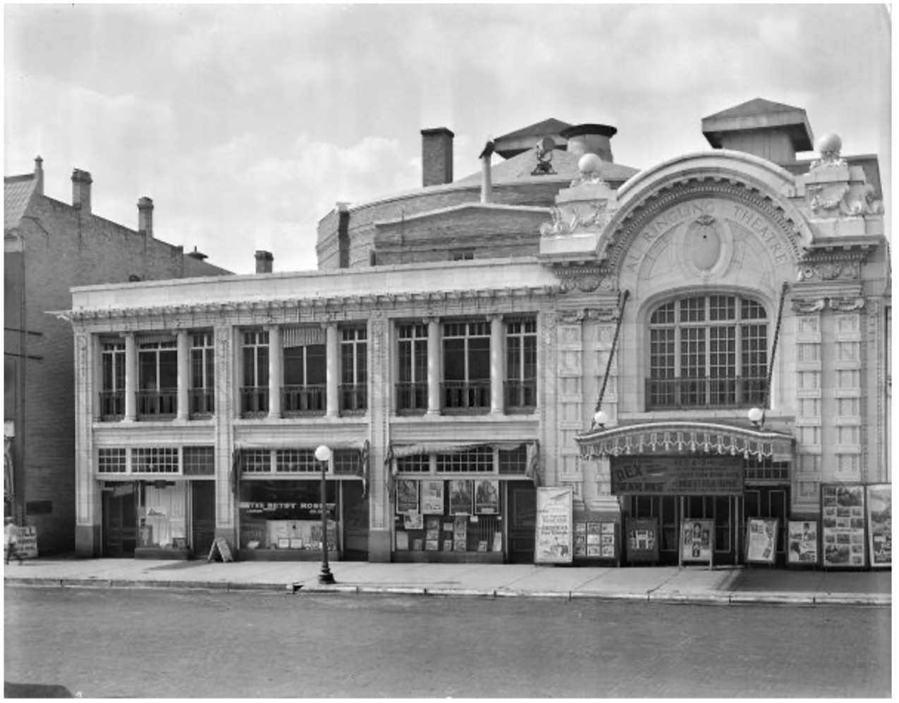 A Beaux-arts styled movie theater.
