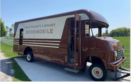 Refurbished Door County Book Mobile.