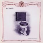 An illustration of a toilet labeled "The Armeda, J.M. Kohler Sons Co., Sheboygan, Wis. U.S.A."