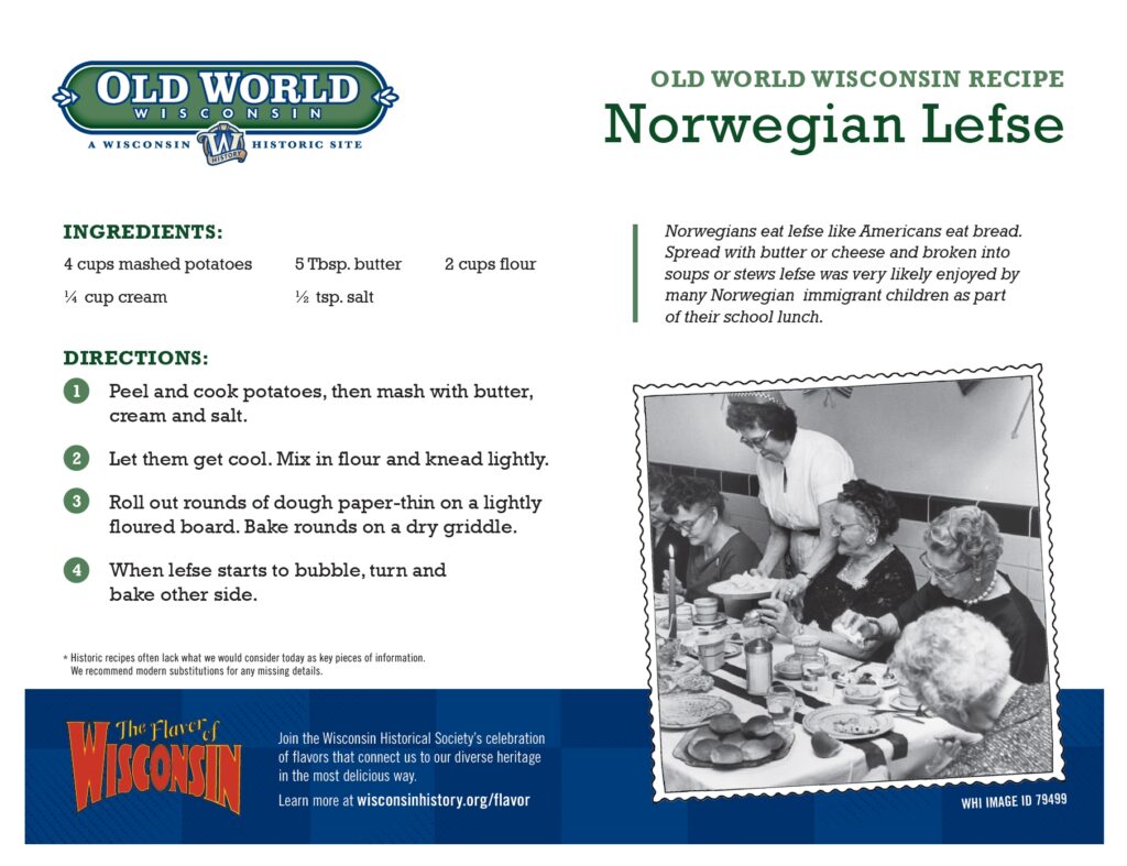 Icon, image of the lefse recipe activity.