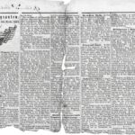 Image of the a page of "The Emigranten" newspaper. The text is Norwegian and printed in Gothic font.