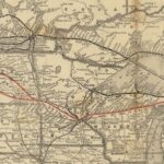 An illustrated map showing the routes of the various railroads, to demonstrate that these lines converge at Sault Ste. Marie, and then further east at Toronto and eventually Halifax on the Atlantic Ocean.