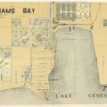 Map of the Village of Williams Bay from 1907, at the northern edge of Lake Geneva.