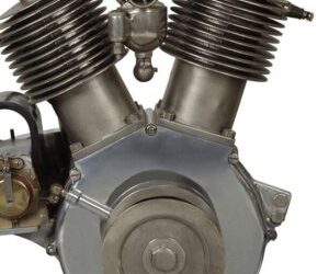 “1909 Harley-Davidson V-twin motor.