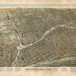 Milwaukee, 1872 (Image courtesy of the Wisconsin Historical Society).
