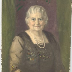 Oil, canvas portrait of Lizzie Black Kander. Painted by John Doctoroff in 1931. Photo courtesy of the Jewish Museum Milwaukee