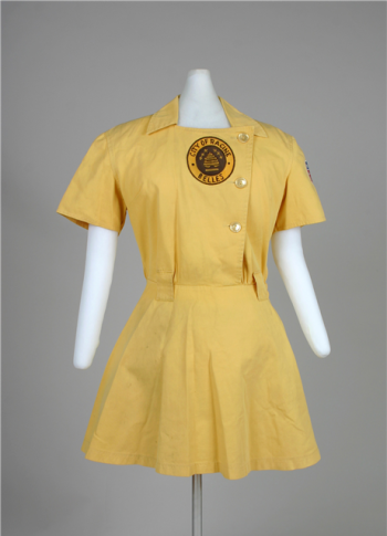 Yellow Racine Belles Costume from the Movie "A League of Their Own"