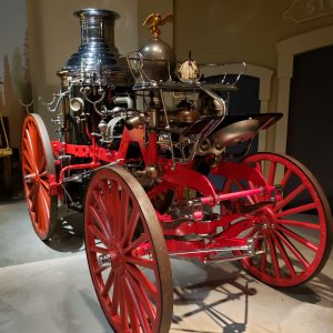 The steam powered pumper at the Wade House