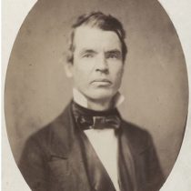 Studio portrait of Increase A. Lapham in suit and tie, photographic print, c 1859. Image ID: 43831 Courtesy of the Wisconsin Historical Society.